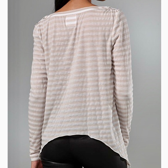 Anthropologie Son of John Astrid Long Sleeve Top - Picture 7 of 8